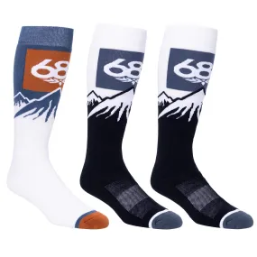 686 Mens Peaks Sock 3 Pack