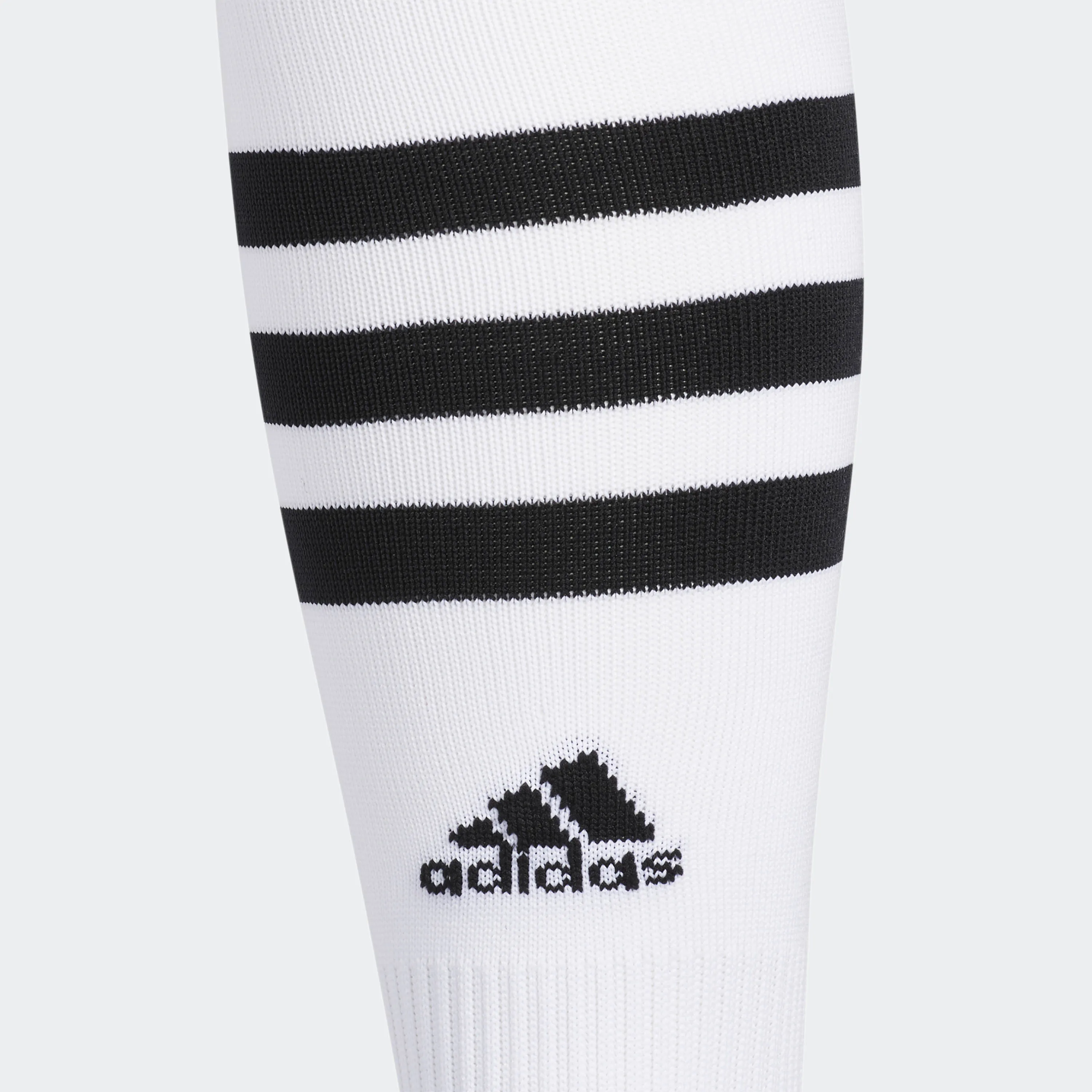 ADIDAS 3 STRIPE HOOP SOCKS-WHITE/BLACK