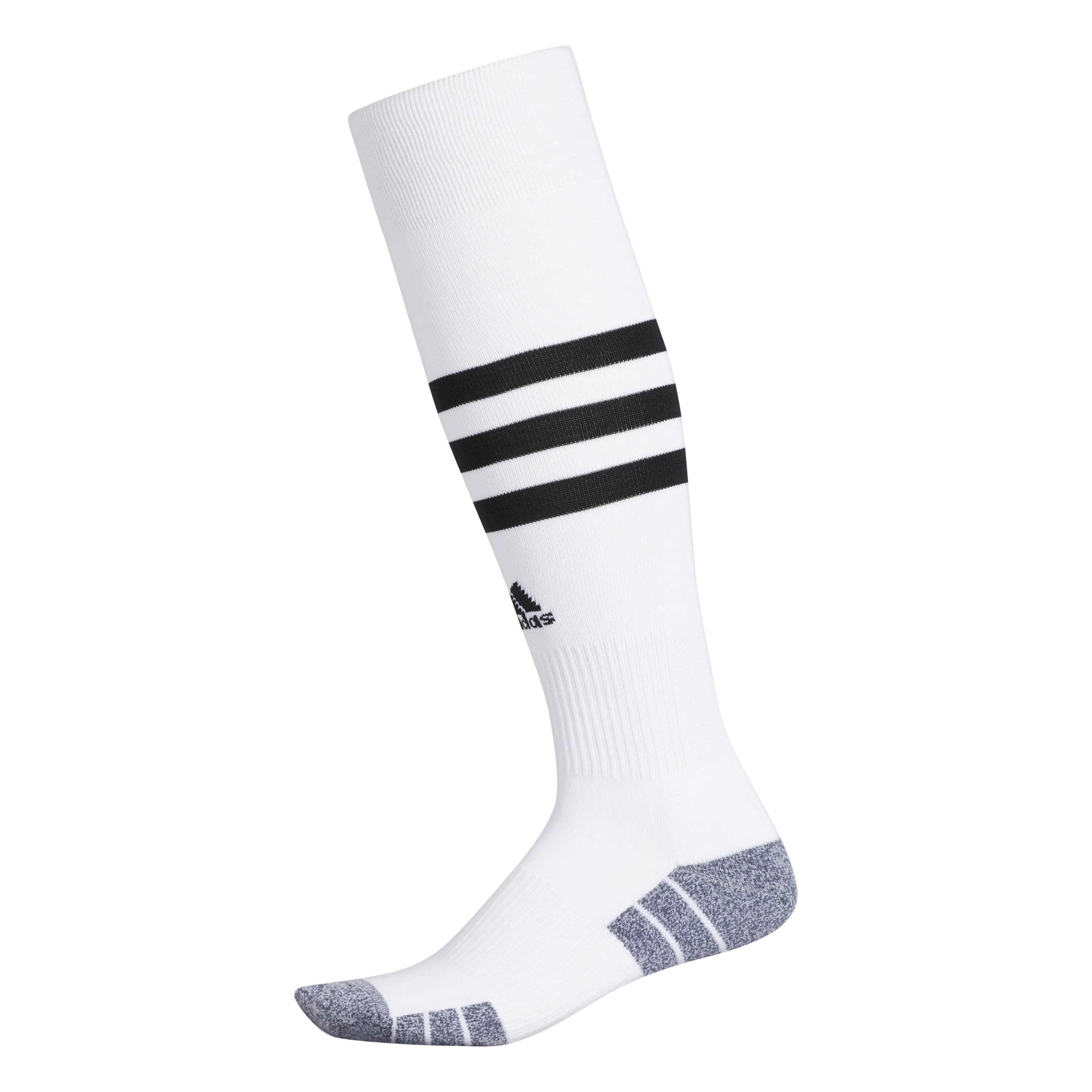 ADIDAS 3 STRIPE HOOP SOCKS-WHITE/BLACK