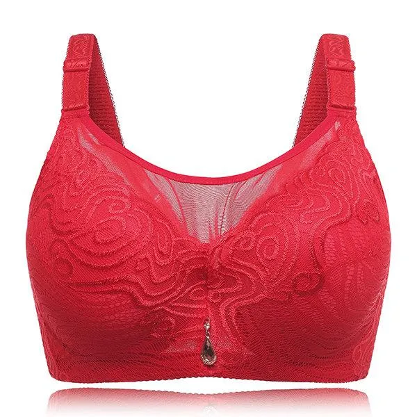 Adjustable Memory Metal Wire Printed Bras