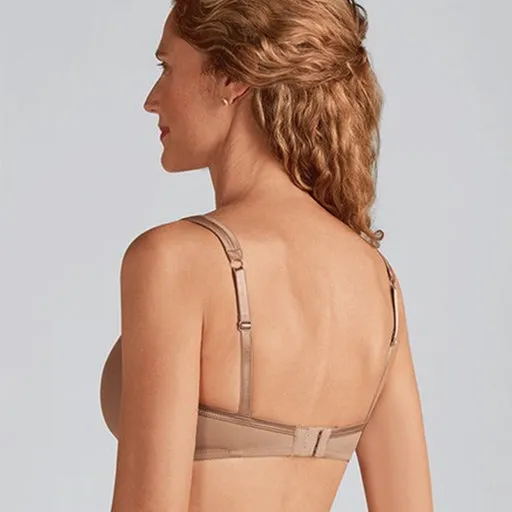 Amoena Lara Satin Mastectomy Bra Sand