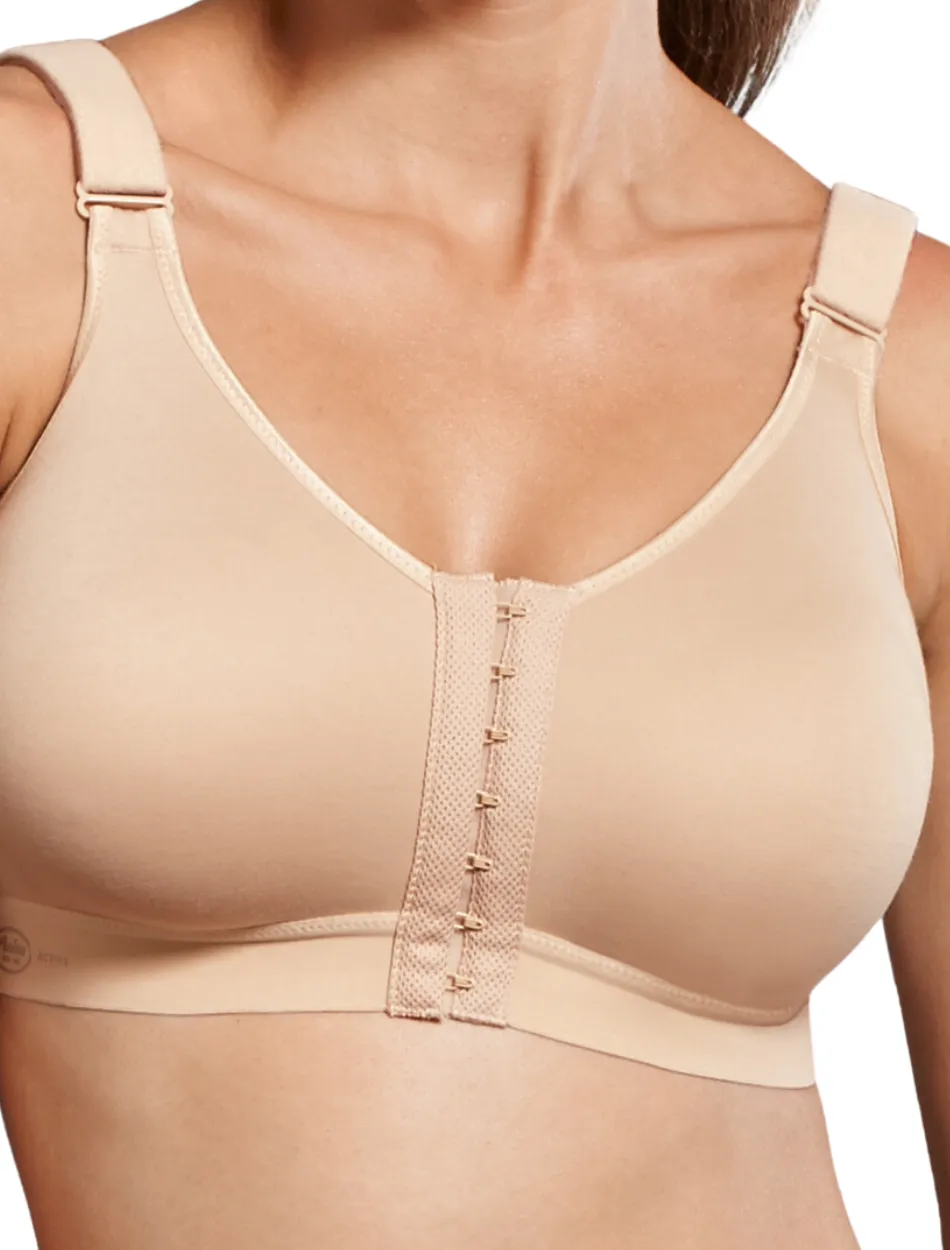 Anita Firm Support Front Closure Sports Bra, Desert | Anita Front Closure Sports Bras