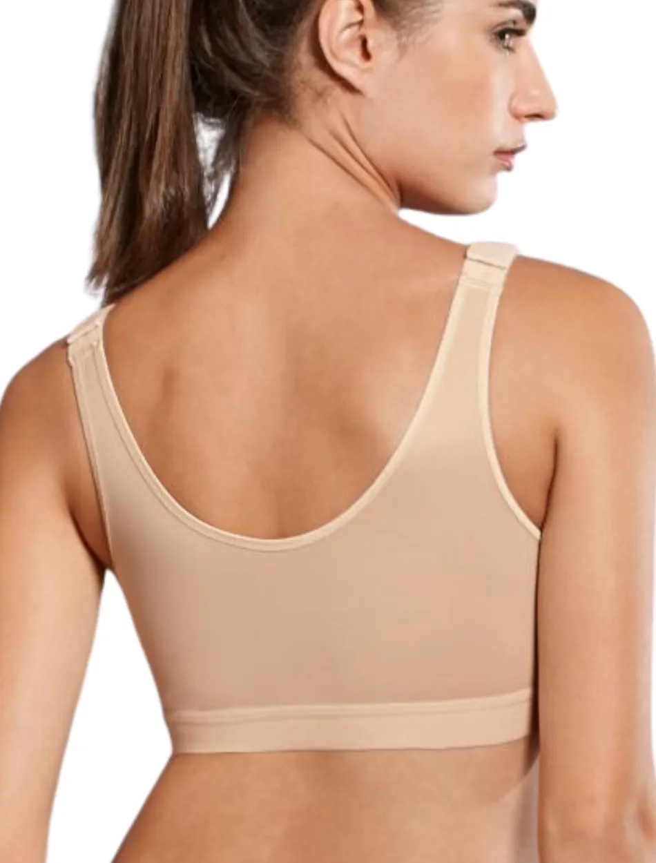 Anita Firm Support Front Closure Sports Bra, Desert | Anita Front Closure Sports Bras