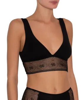 ANTOINETTE Uptown Bralette in Black