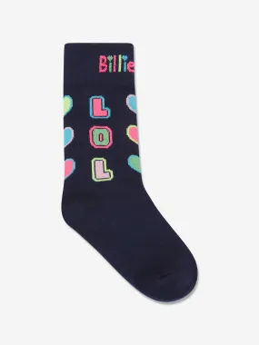 Billieblush Girls LOL Socks in Navy