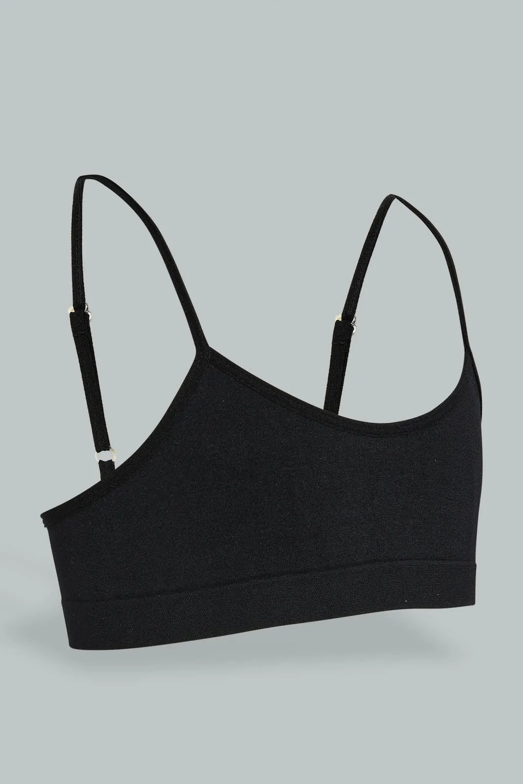 Black Seamless Bra (Pack of 2)