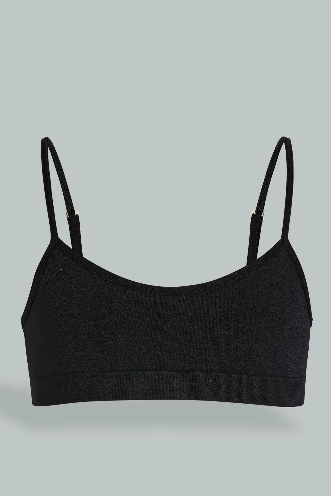 Black Seamless Bra (Pack of 2)