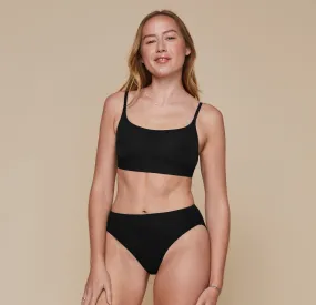 Bliss Scoop Bralette - Black