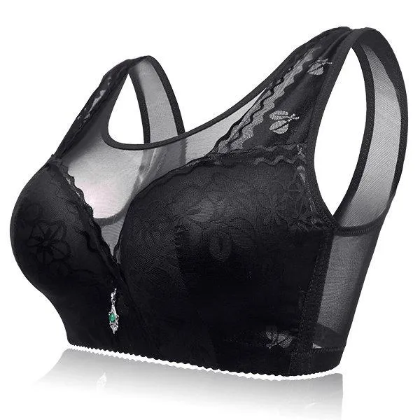 Breathable Side Support Wireless Mesh  Bras