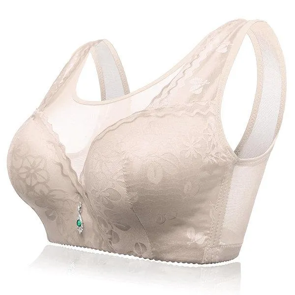 Breathable Side Support Wireless Mesh  Bras