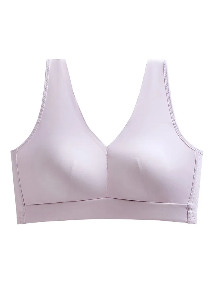 Comfort Wireless Seamless Lounge Bra with Removable Pads