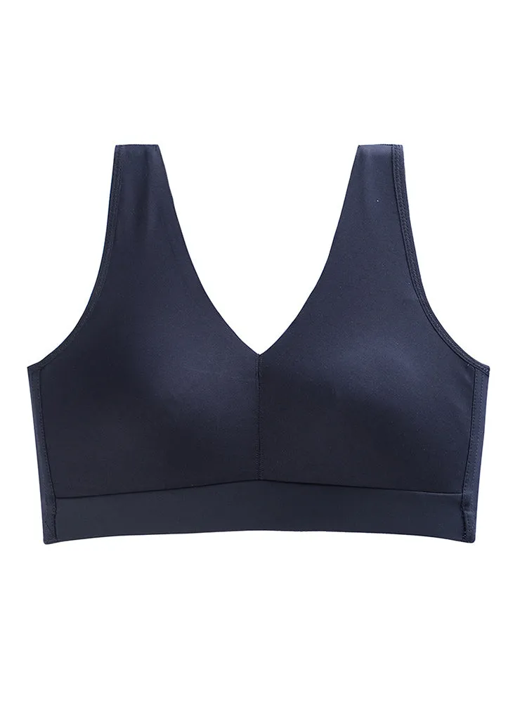 Comfort Wireless Seamless Lounge Bra with Removable Pads