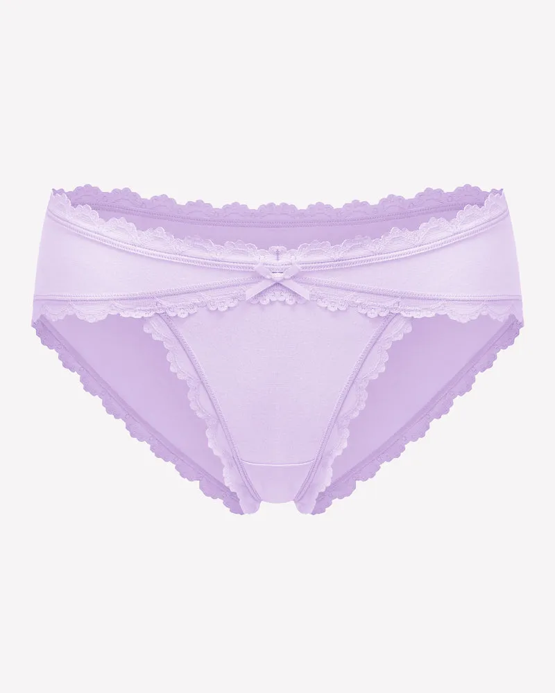 Cotton Panties Lace Stretch Hipster