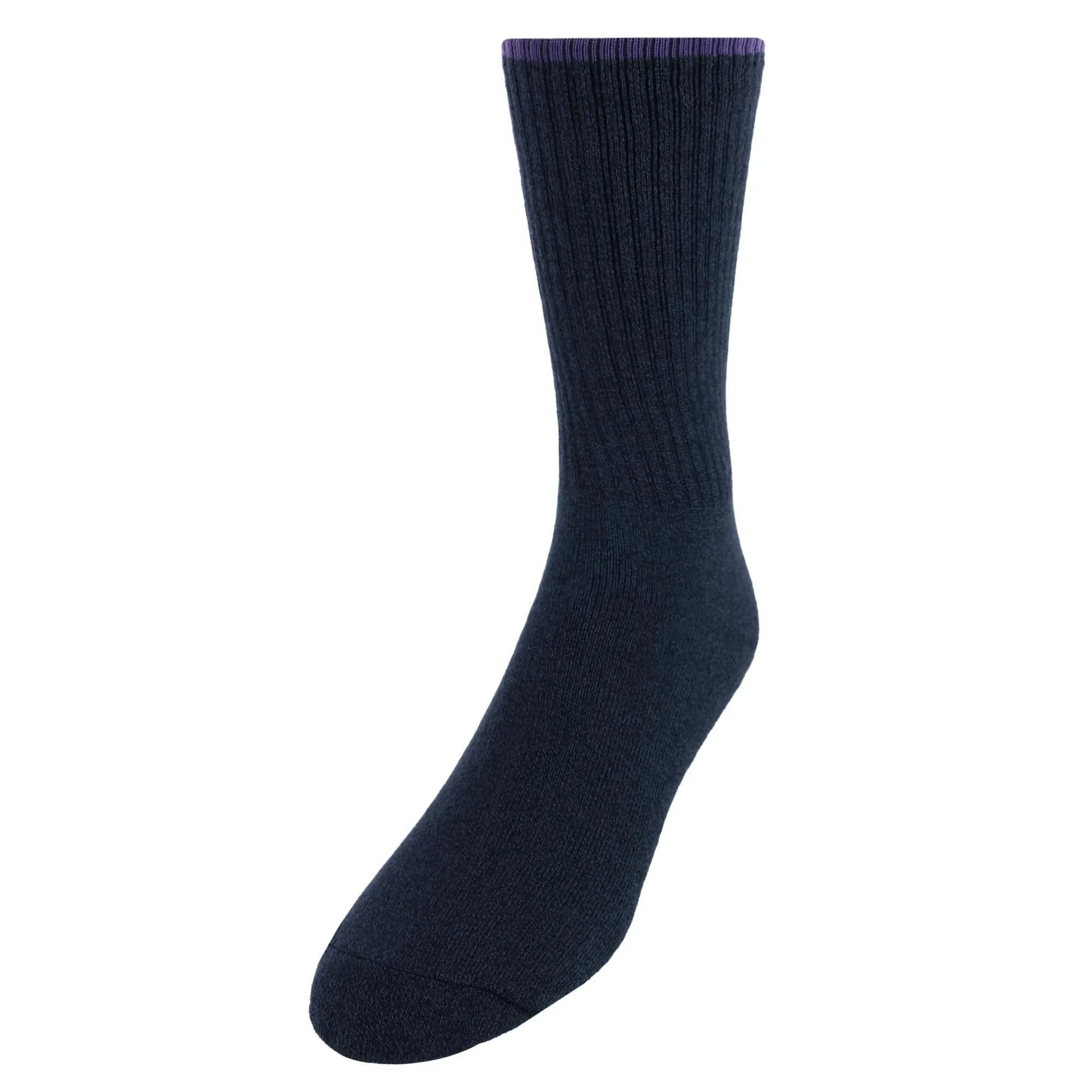 CTM® Men's Non Binding Moisture Wicking Dress Socks