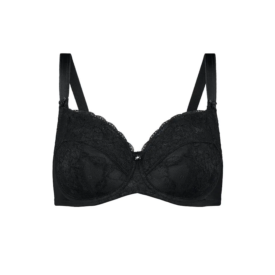 Dahlia Lace Full Cup Bra - Black