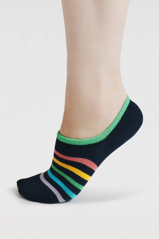 Dina Rainbow No Show Socks