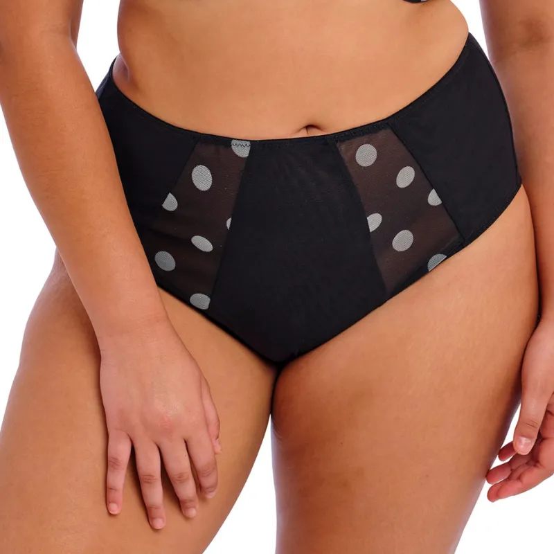 Elomi Matilda Full Brief Black Dot