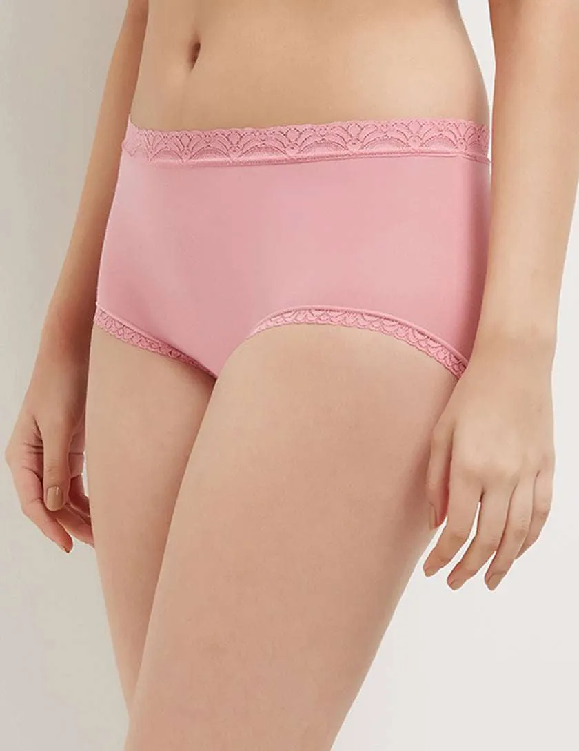 Feel Free Low Waist  Full Coverage  Everyday Wear Hipster Panty - Pink