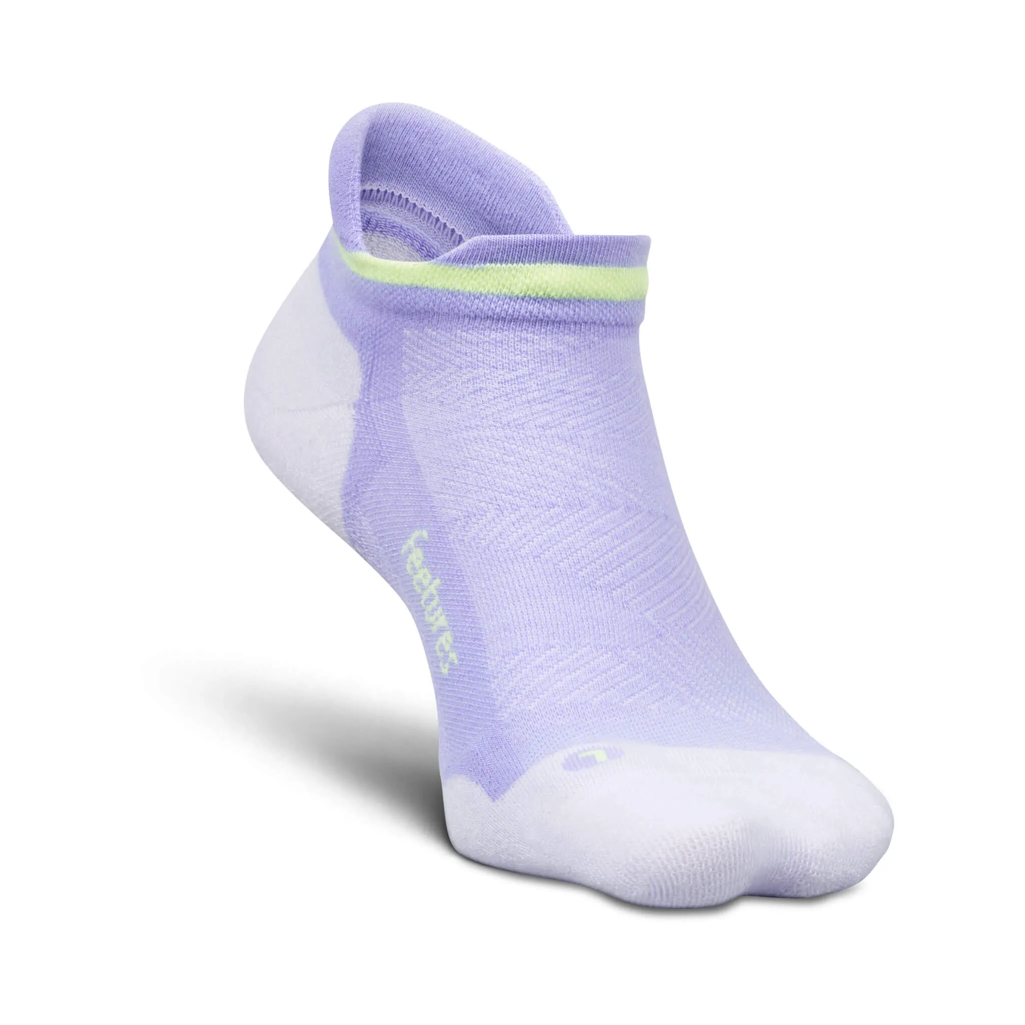 Feetures | Unisex Elite Max Cushion No Show Tab - Lavender Rush