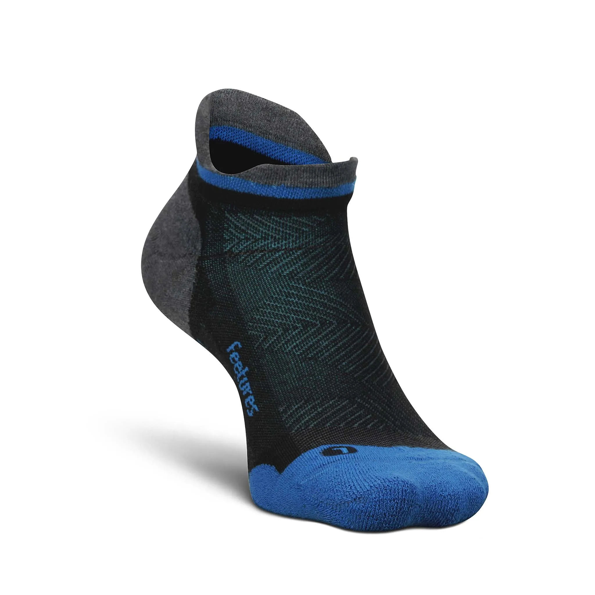 Feetures | Unisex Elite Max Cushion No Show Tab - Tech Blue