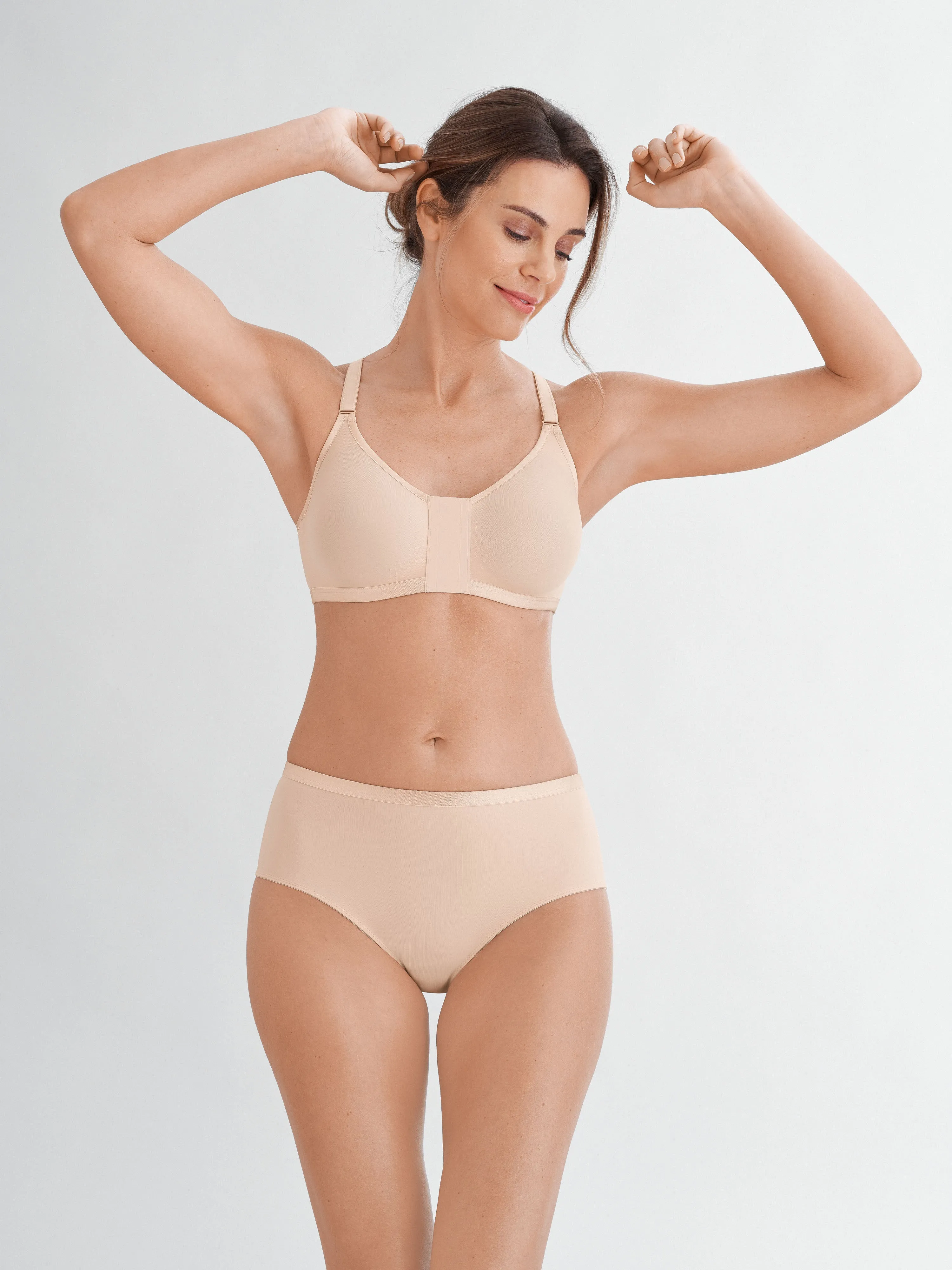 Front Fastener Bra Blush