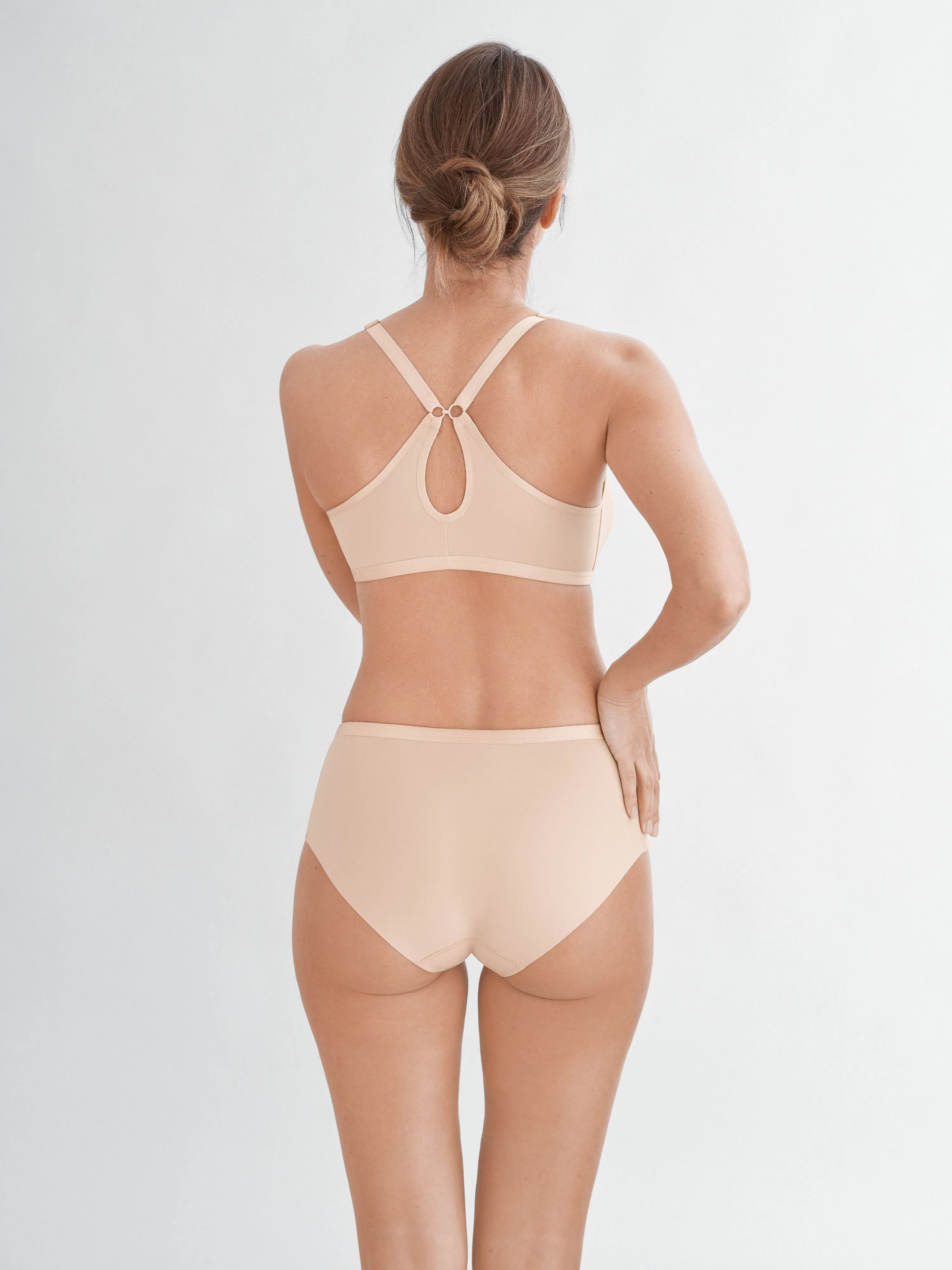 Front Fastener Bra Blush