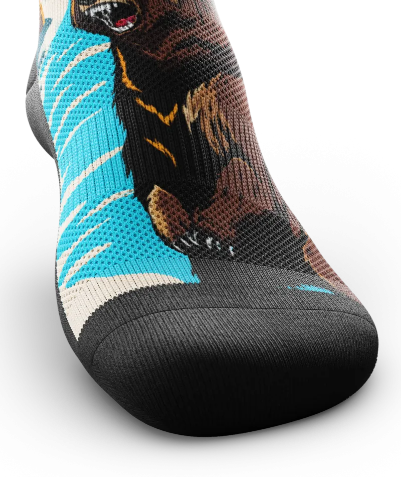 Grizzly Bear Knee High Compression Socks