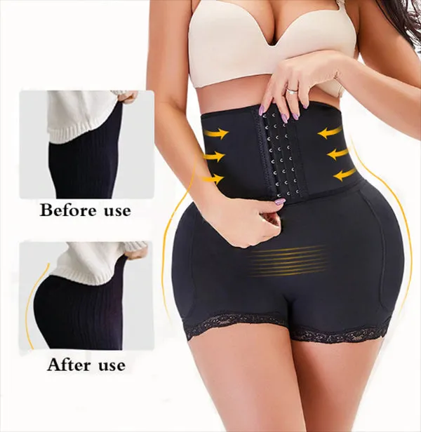 Hip Enhancer Shapewear Waist Trainer Butt Lifter Tummy Control Hi-Thigh Slimmer Body