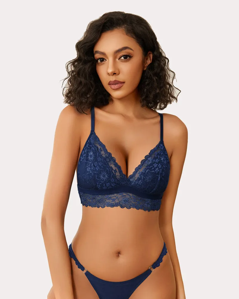 Lace Wireless Bra Non Padded Bralette