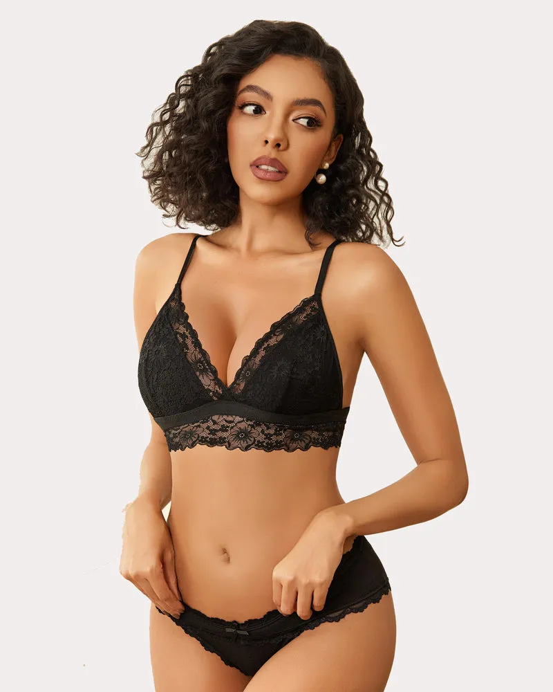 Lace Wireless Bra Non Padded Bralette