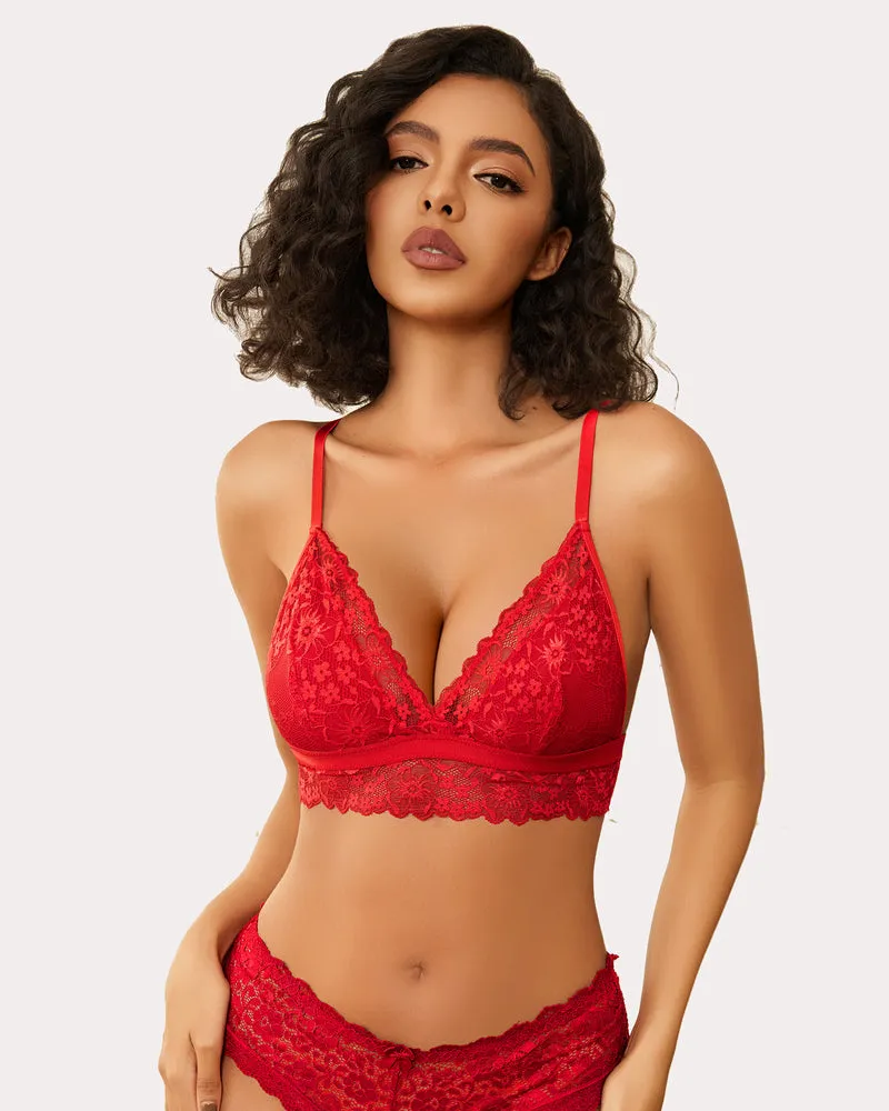 Lace Wireless Bra Non Padded Bralette