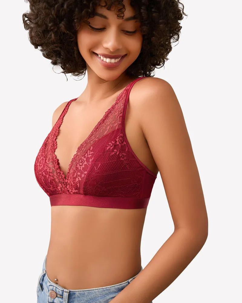 Lace Wireless Bralette Bras