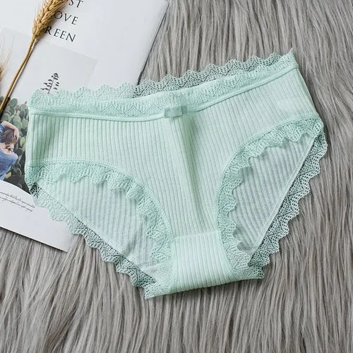 Ladies Sexy Underwear Cotton Lace Seamless - Women's Seamless Cotton