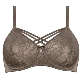 Marlies Dekkers Dame de Paris Mastectomy Bra Cappucino Brown