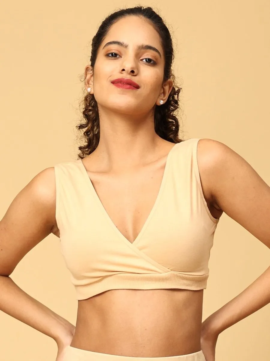 Maternity Nursing Sleep Bra- Beige