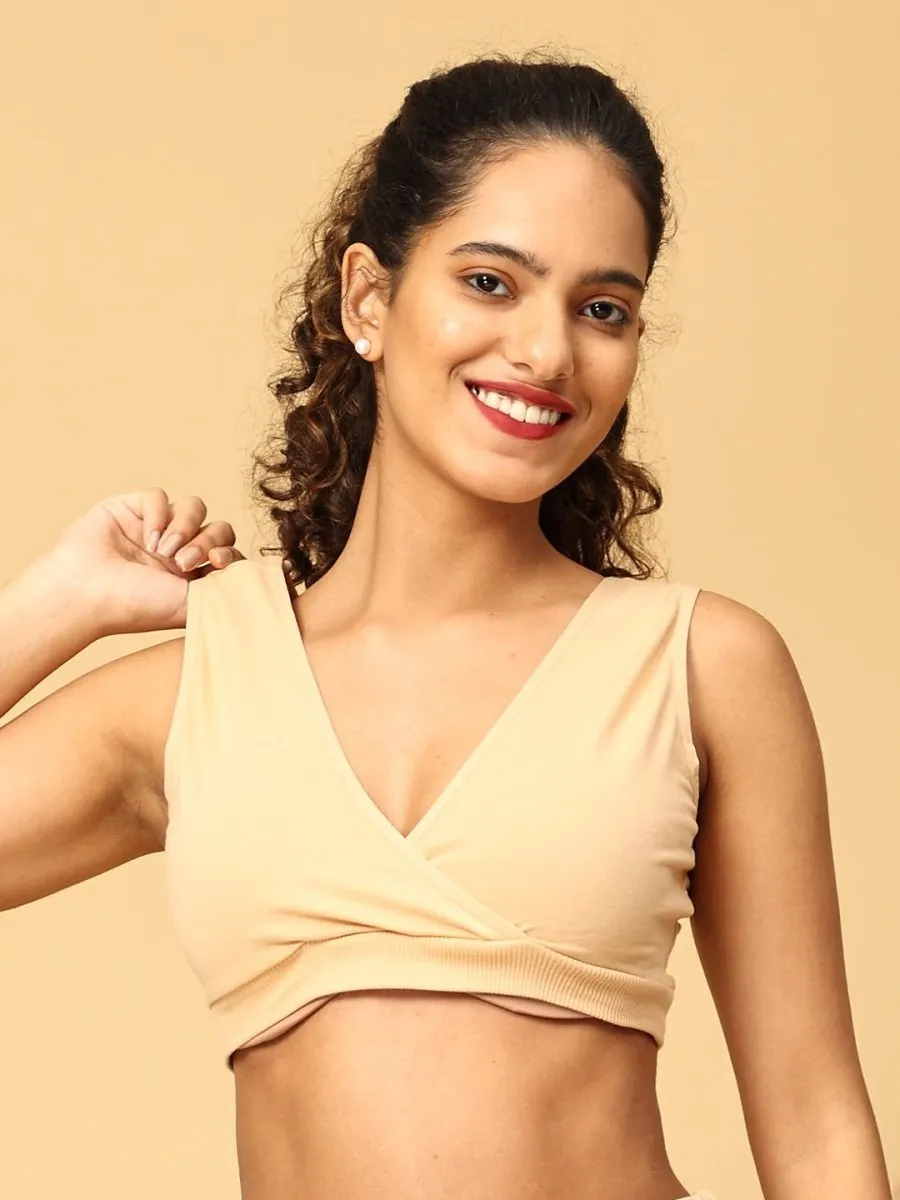 Maternity Nursing Sleep Bra- Beige