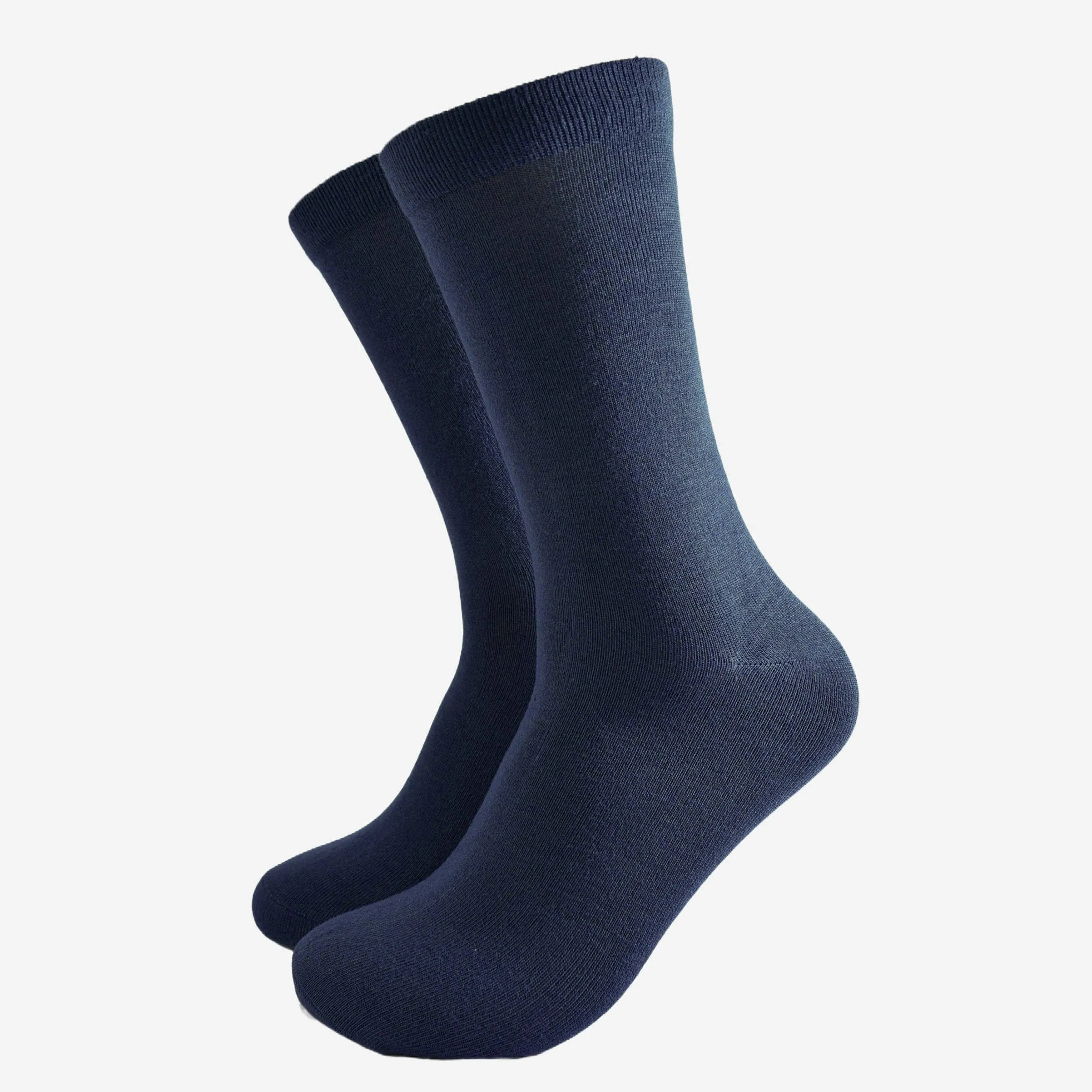 Men's Navy Blue Bamboo Socks