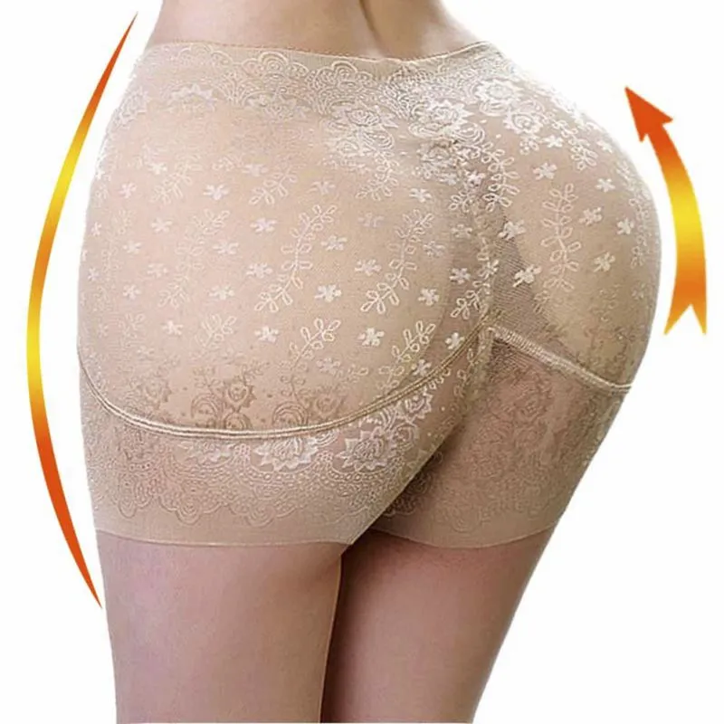 Middle Waist Underwear Abundant Buttocks Padded Seamless Butt Lift Lingerie