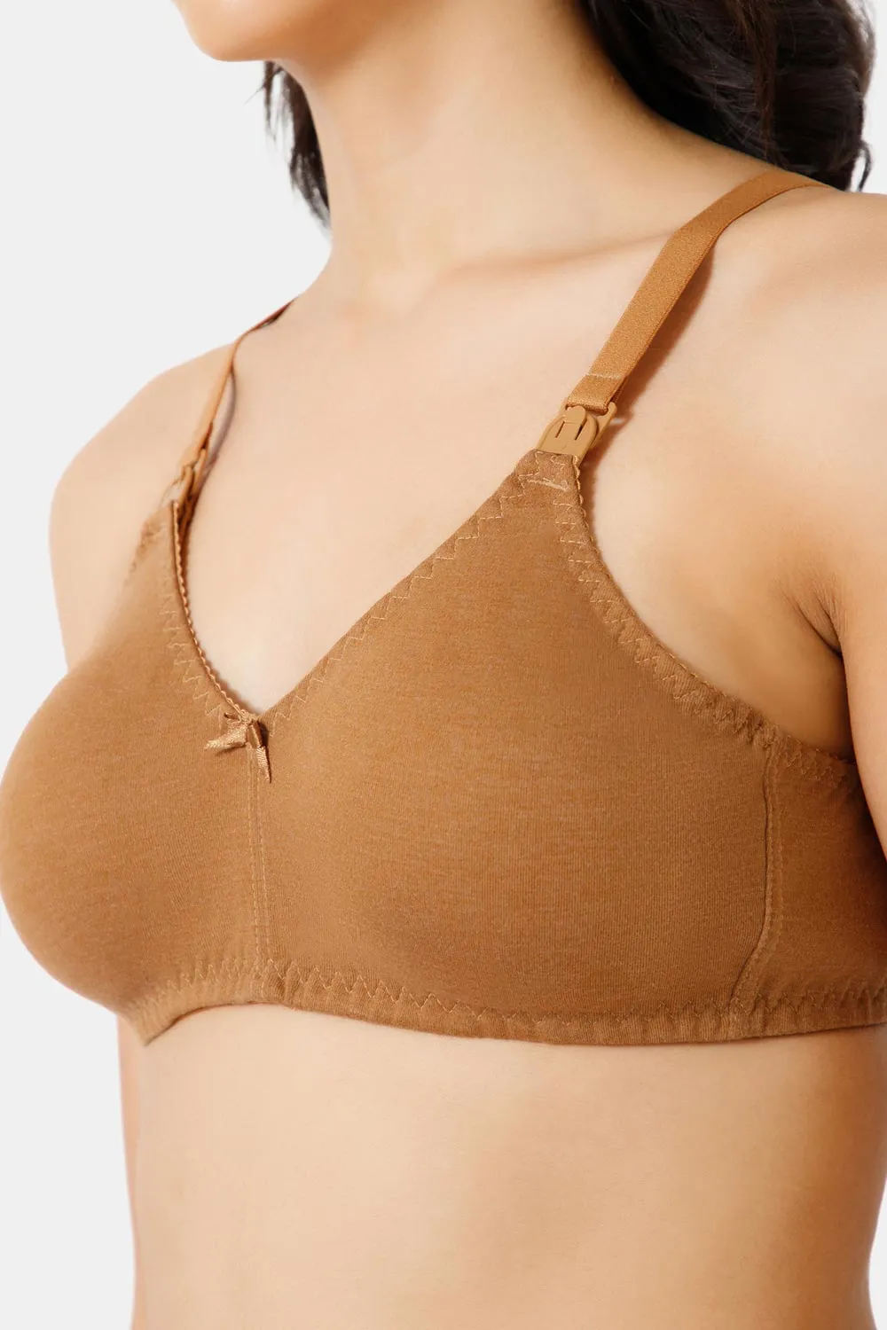 Naidu Hall Nursing Bra - EVI | Moulded Design, Transparent Buckle & Broad Straps for Ultimate Comfort