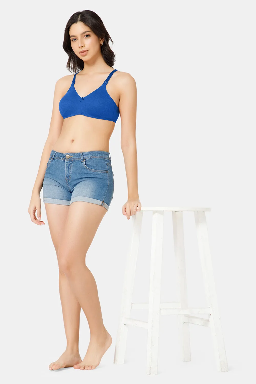 Naidu Hall Nursing Bra - EVI | Moulded Design, Transparent Buckle & Broad Straps for Ultimate Comfort