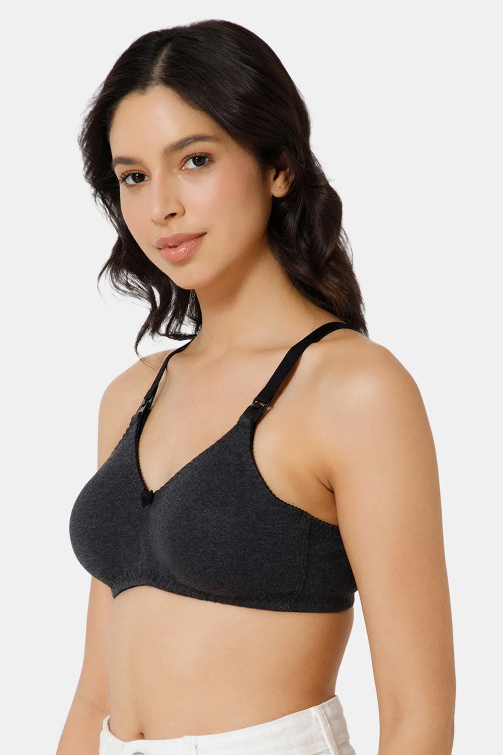 Naidu Hall Nursing Bra - EVI | Moulded Design, Transparent Buckle & Broad Straps for Ultimate Comfort