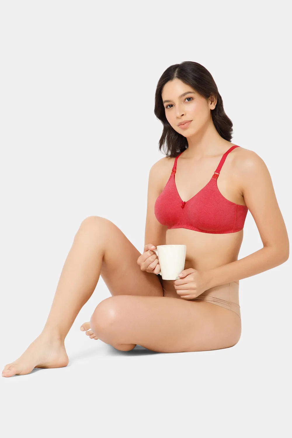 Naidu Hall Nursing Bra - EVI | Moulded Design, Transparent Buckle & Broad Straps for Ultimate Comfort