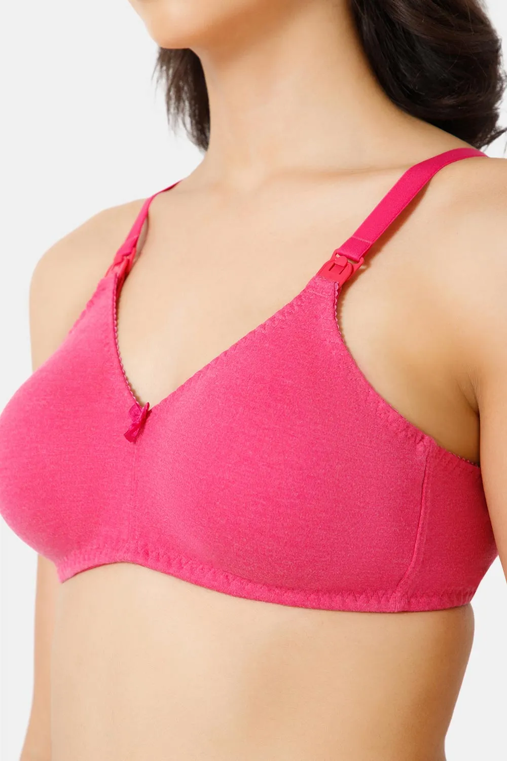 Naidu Hall Nursing Bra - EVI | Moulded Design, Transparent Buckle & Broad Straps for Ultimate Comfort