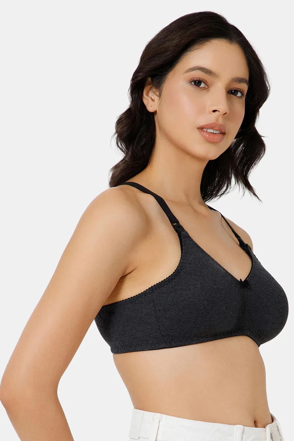 Naidu Hall Nursing Bra - EVI | Moulded Design, Transparent Buckle & Broad Straps for Ultimate Comfort