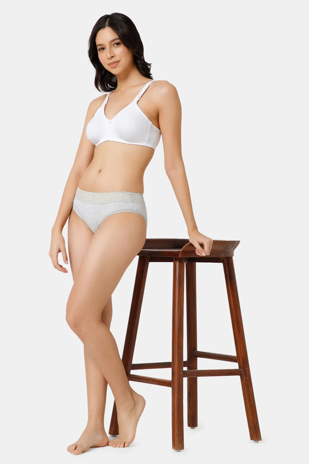 Naidu Hall Nursing Bra - EVI | Moulded Design, Transparent Buckle & Broad Straps for Ultimate Comfort