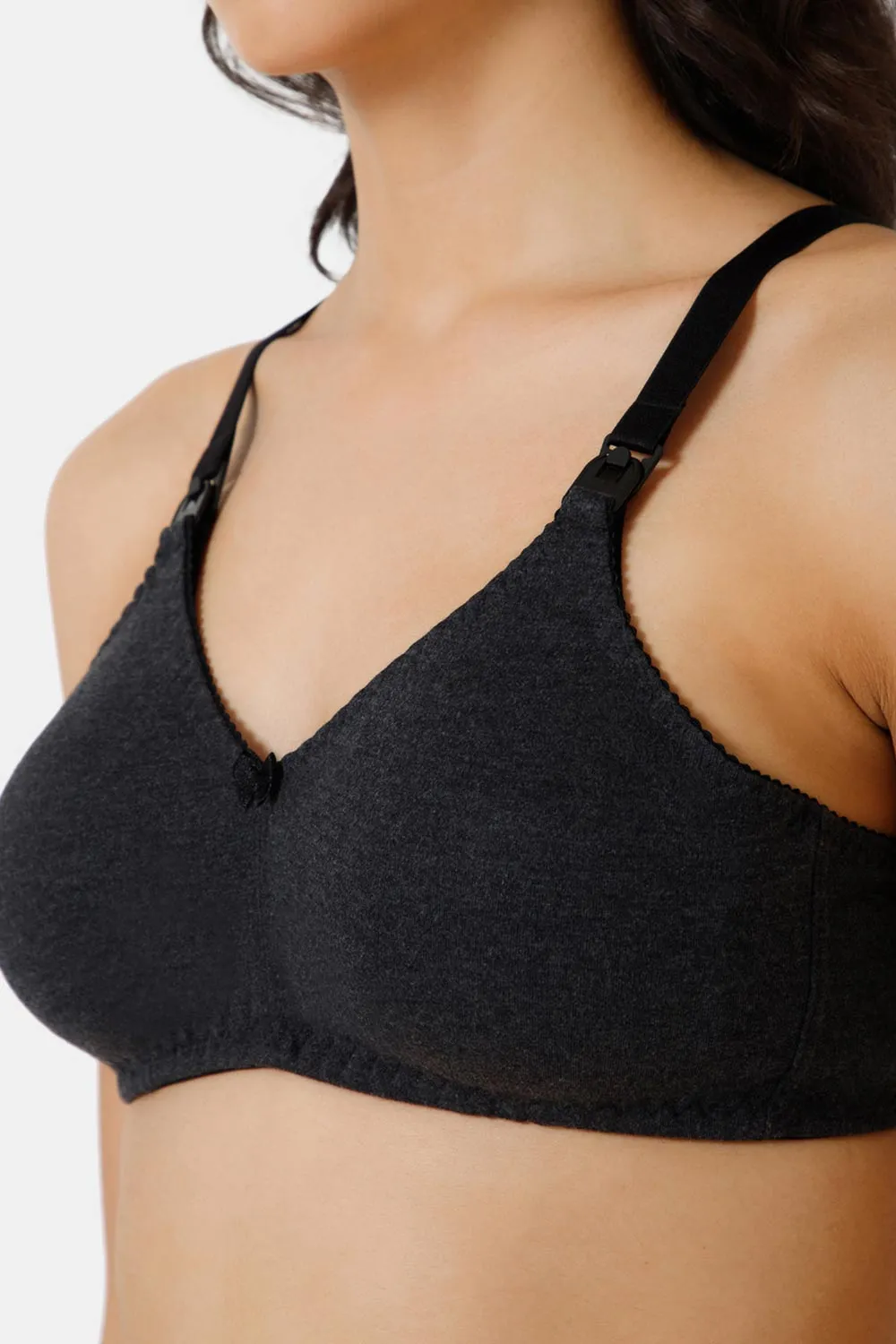 Naidu Hall Nursing Bra - EVI | Moulded Design, Transparent Buckle & Broad Straps for Ultimate Comfort