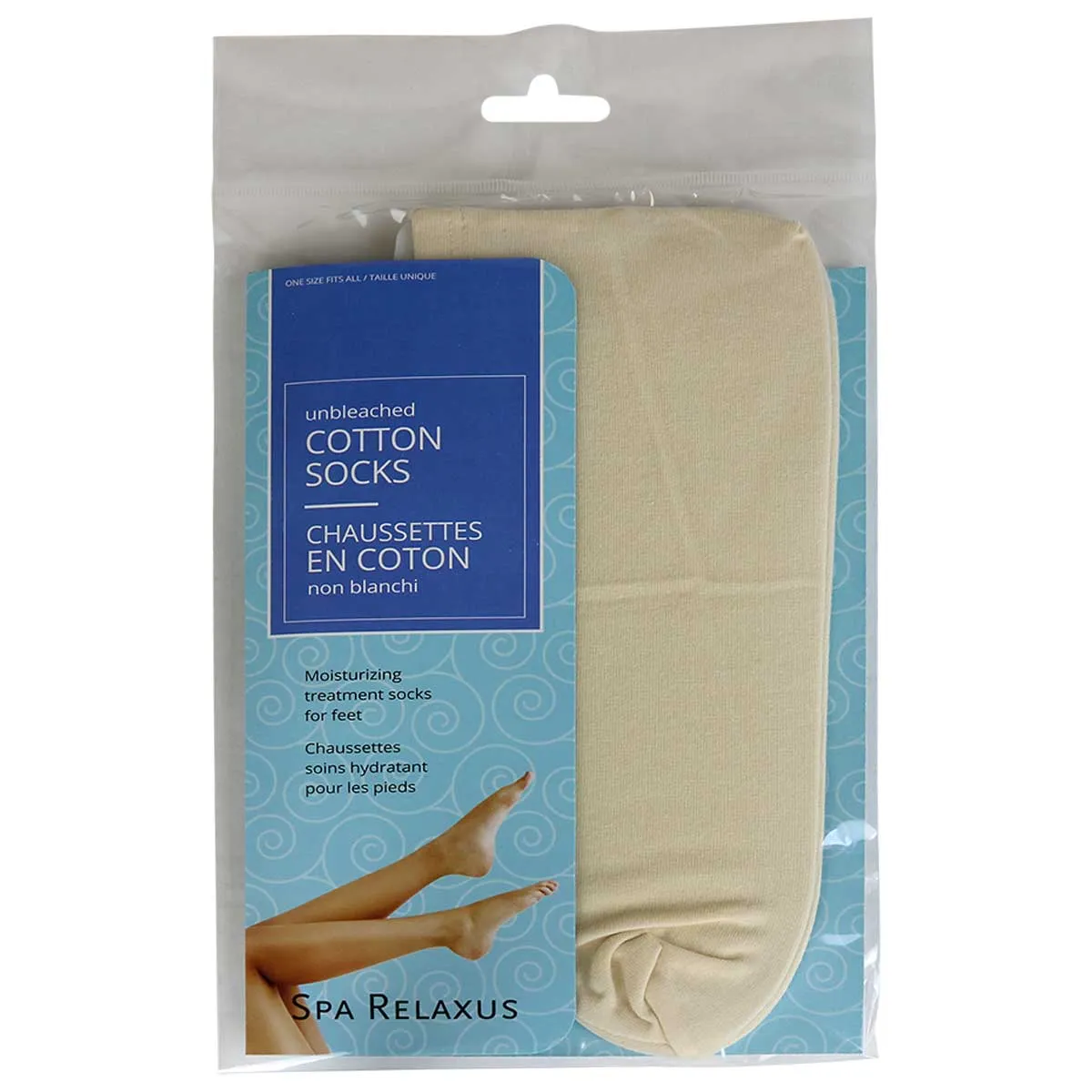 Natural Unbleached Moisturizing Socks