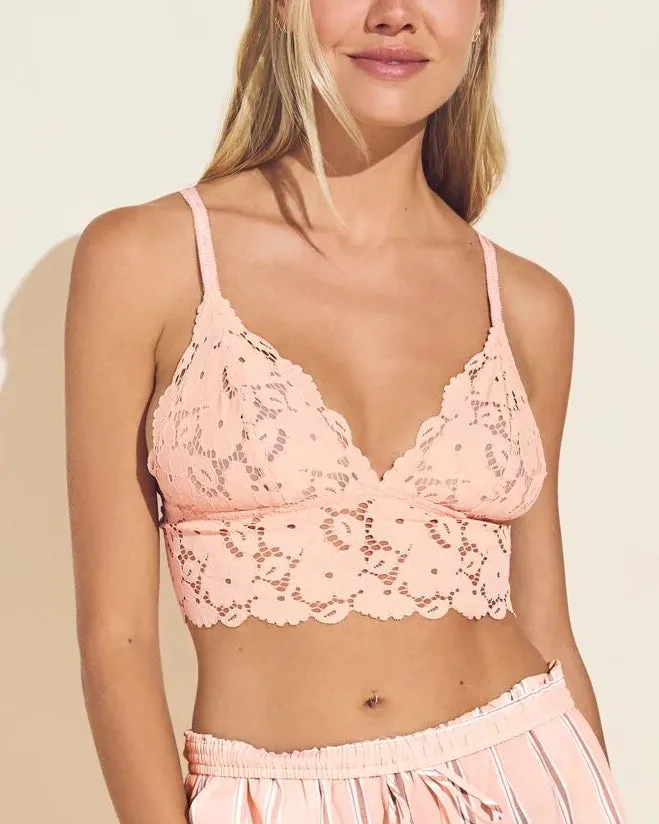 NAYA Longline Bralette in Rose Cloud