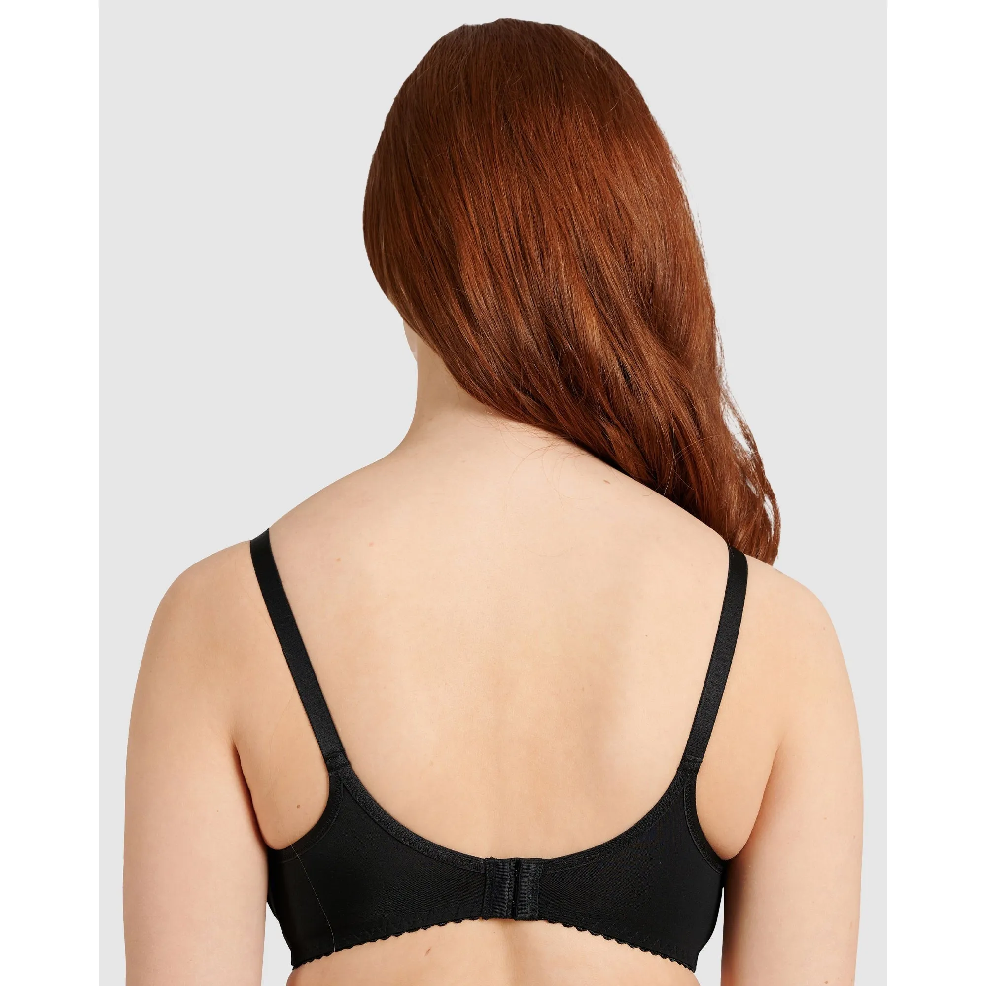 New Caresse Soft Microfibre Wireless Nursing Bra-Black