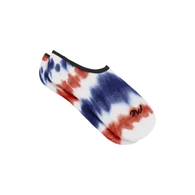 No Show Sock | Americana Tie Dye